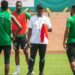 Super Eagles trained at the VSTS-Annex of the Roumde Adjia Stadium, Garoua…yesterday