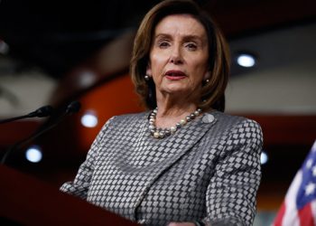 In this file photo, the Speaker of the House Nancy Pelosi (D-CA) holds her weekly news conference in the U.S. Capitol Visitors Center on April 29, 2022 in Washington, DC. Getty Images via AFP