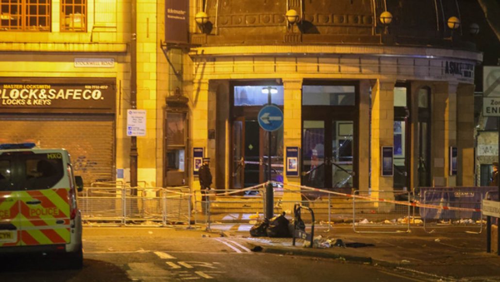 Four critically injured after crush at London concert venue