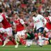 [FILE] Tottenham Hotspur’s Uruguayan midfielder Rodrigo Bentancur runs with the ball during the English Premier League football match between Arsenal and Tottenham Hotspur at the Emirates Stadium in London on October 1, 2022. (Photo by Adrian DENNIS / AFP)