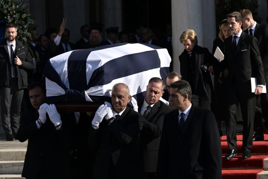 Greece’s last king Constantine laid to rest at former royal cemetery 1 Greece’s last king Constantine laid to rest at former royal cemetery