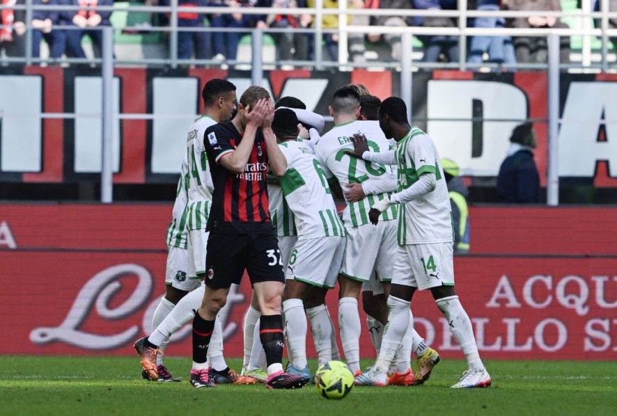Milan’s title defence in tatters after home humbling by Sassuolo 1 Milan’s title defence in tatters after home humbling by Sassuolo