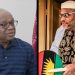 L-R: A file photo of Orji Kalu and Nnamdi Kanu