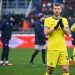 Inter Milan’s Bosnian forward Edin Dzeko acknowledges the public at the end of the Italian Serie A football match between Bologna and Inter on February 26, 2023 at the Renato-Dall’Ara stadium in Bologna. (Photo by Alberto PIZZOLI / AFP)