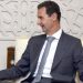 A handout picture released by the Syrian Arab News Agency (SANA) shows Syrian President Bashar al-Assad (R) receiving Iranian Deputy Foreign Minister for Arab-African Affairs Hossein Jaberi Ansari and his accompanying delegation in Damascus on September 19, 2016. / AFP PHOTO / SANA / HO / RESTRICTED TO EDITORIAL USE - MANDATORY CREDIT "AFP PHOTO / SANA" - NO MARKETING - NO ADVERTISING CAMPAIGNS - DISTRIBUTED AS A SERVICE TO CLIENTS