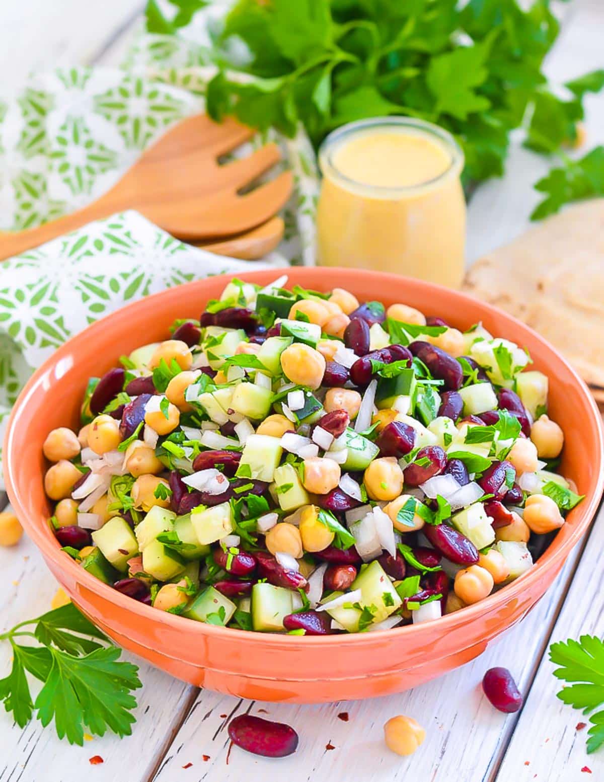 Lemon-Parsley Bean Salad 1 Lemon-Parsley Bean Salad
