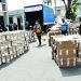 Some INEC officials sorting out materials for distribution to Area Councils ahead of rescheduled 2019 presidential and National Assembly elections on Thursday (21/2/19).01556/21/2/19/Albert Otu/Precious Imonigie/BJO/NAN
