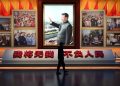 A man walks past a photo of Chinese President Xi Jinping at the Museum of the Communist Party of China in Beijing on March 3, 2023, ahead of the opening of the annual session of the National Peoples Congress on March 5. (Photo by GREG BAKER / AFP)