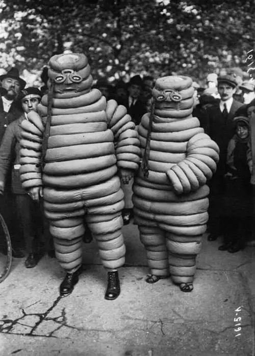 Terrifying Photos of the Original Michelin Man