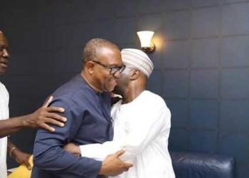 A file photo of Peter Obi and Atiku Abubakar