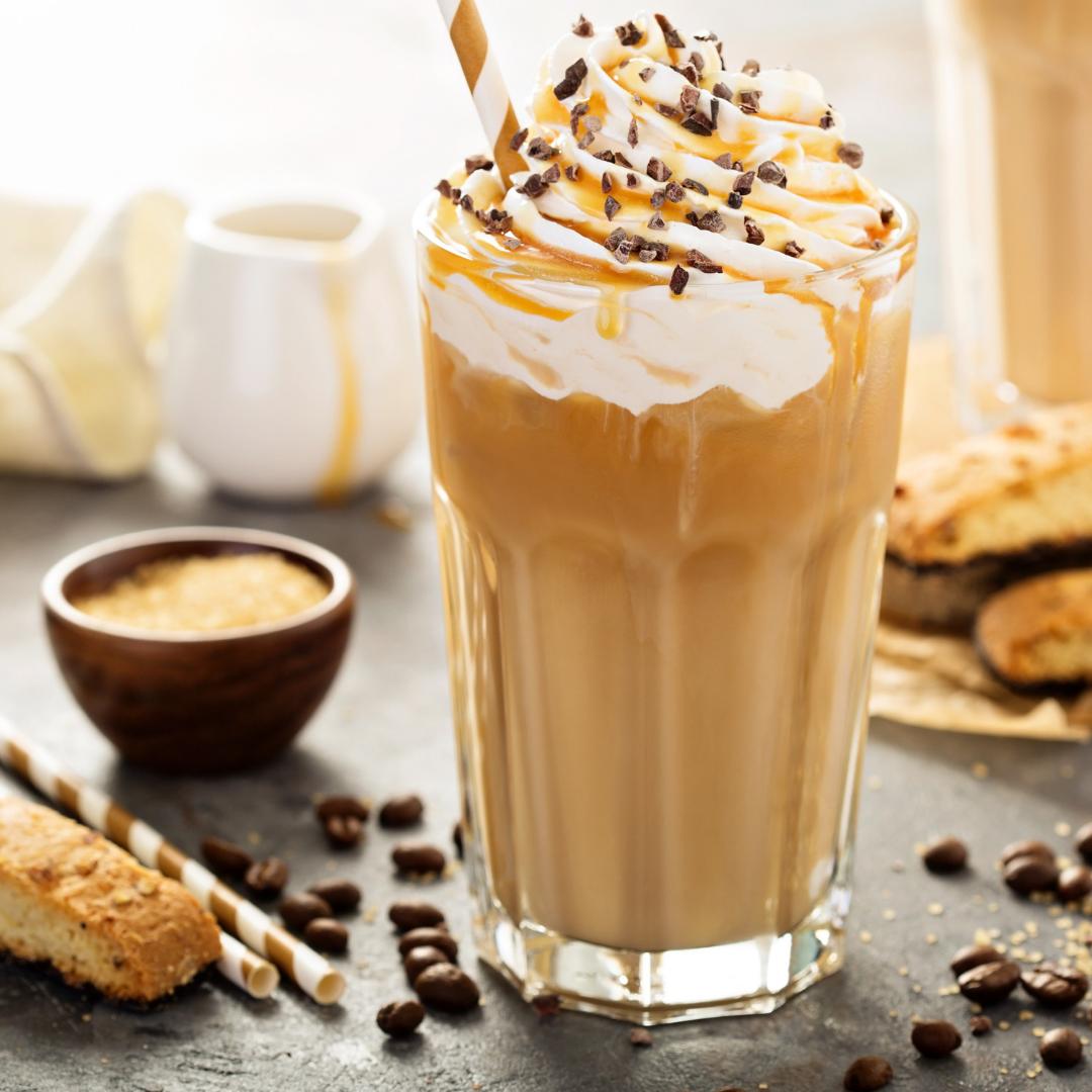 Salted Caramel Iced Coffee