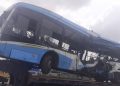 Lagos State Government staff bus PHOTO: Twitter