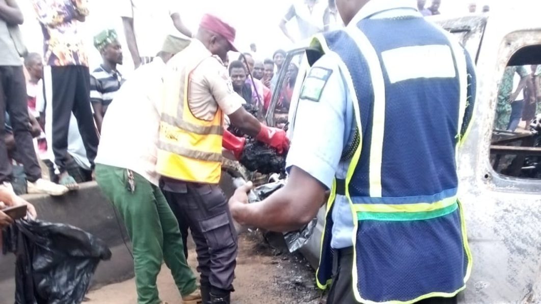 Five burnt beyond recognition in Badagry accident 1 Five burnt beyond recognition in Badagry accident