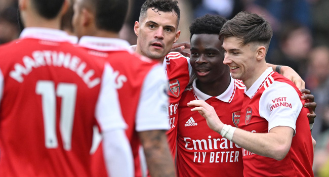 arsenal crystal palace epl ‘Wobbling’ Arsenal vow to beat Man City to EPL title