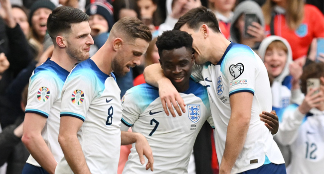 Saka Shines As England Dismiss Ukraine In Euro Qualifier