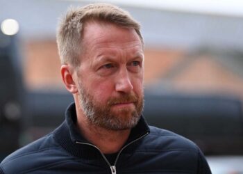 Former Chelsea Manager, Graham Potter. (Photo by Craig Thomas/News Images/Sipa USA)No Use Germany.