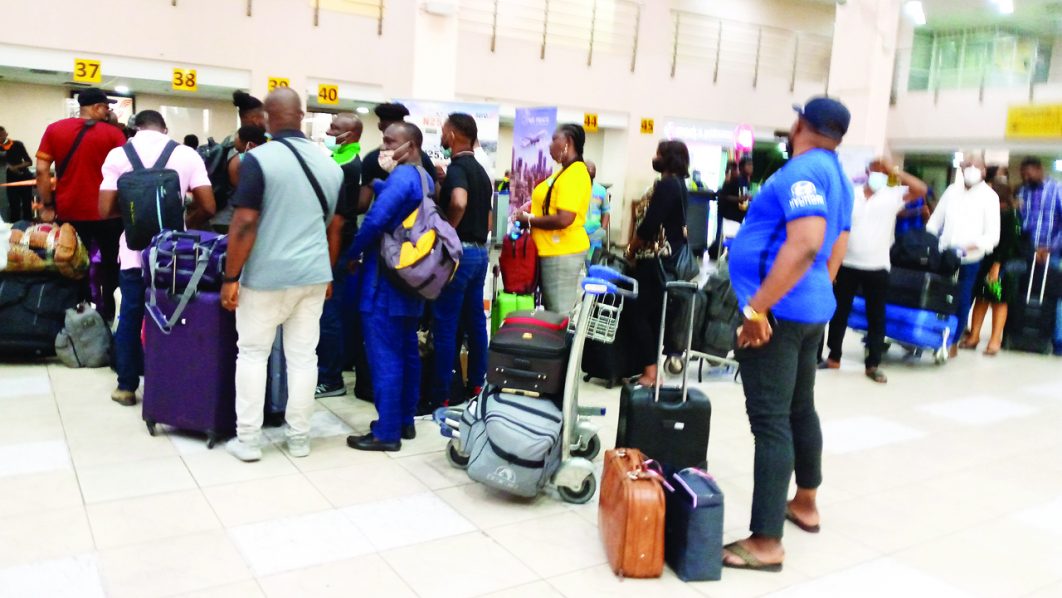 Passengers stranded as aviation unions begin strike in Nigeria 1 Passengers stranded as aviation unions begin strike in Nigeria