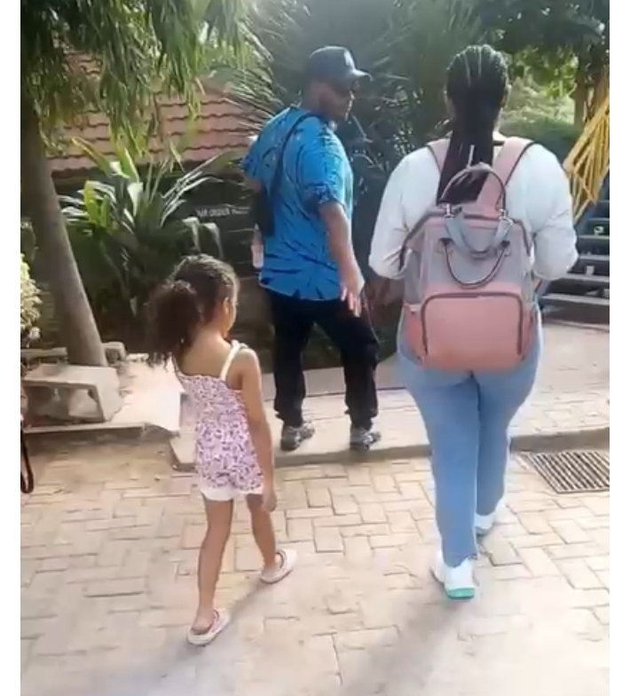 “Na mumu dey put mouth for husband and wife matter” – Netizens react as Sina Rambo and wife reconcile after messy drama