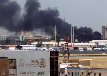 Khartoum in flames