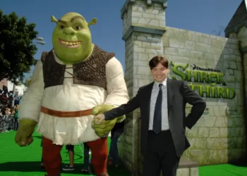 Mike Myers with “Shrek” during “Shrek the Third” Los Angeles Premiere – Red Carpet at Mann Village Theatre in Westwood, California, United States. (Photo by Lester Cohen/WireImage)