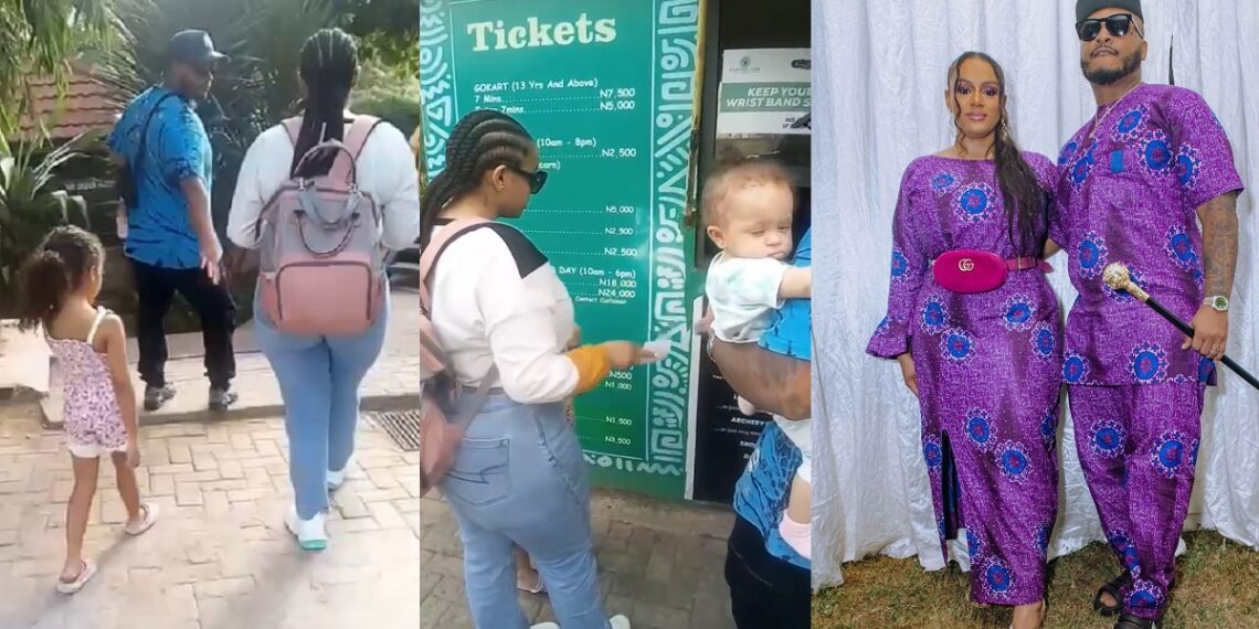 “Na mumu dey put mouth for husband and wife matter” – Netizens react as Sina Rambo and wife reconcile after messy drama
