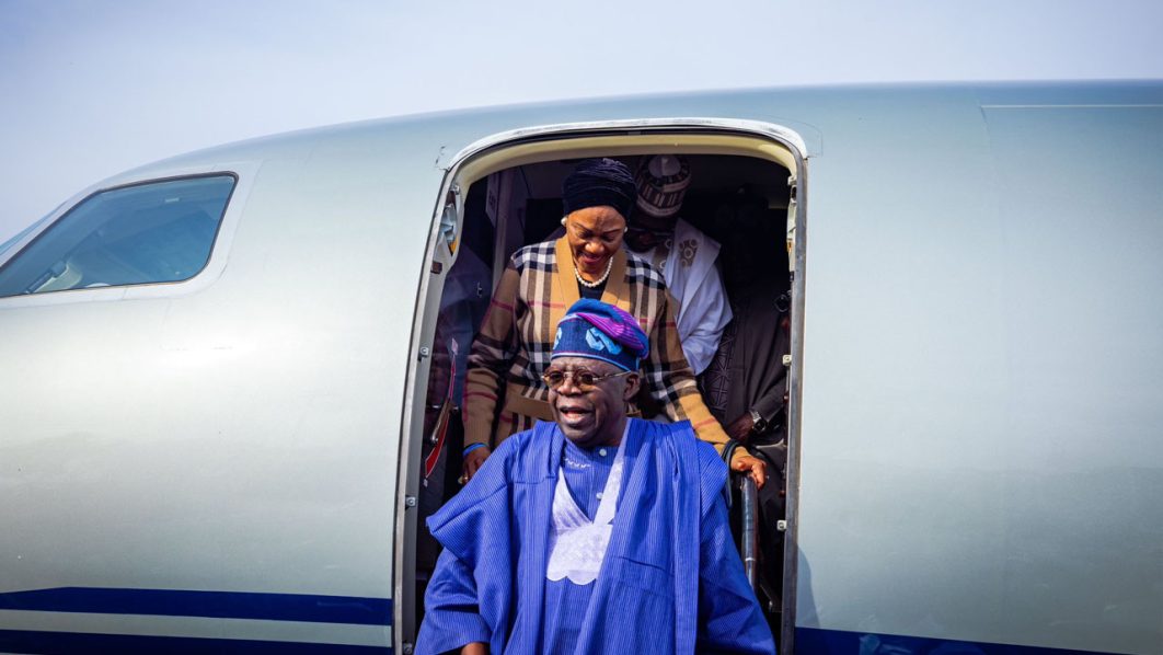 Bola Ahmed Tinubu 1062x598 1 Tinubu departs Nigeria for Europe to meet with investors, finetune transition plans