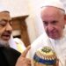 Pope Francis (right) and Sheik Ahmed el-Tayeb