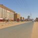 This picture shows a deserted street in southern Khaartoum on May 23, 2023 after a one-week ceasefire between Sudan’s army and paramilitary Rapid Support Forces officially went into force. (Photo by – / AFP)