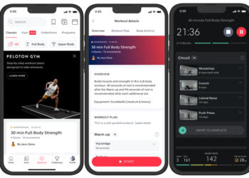 pelotons revamped app Peloton Relaunches Its Workout App With New Free And Pricer Subscription Tiers Yoga pose