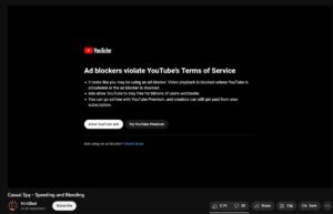 YouTube Limits Ad Blockers In Latest Test 2 YouTube Limits Ad Blockers