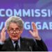 European Internal Market and Industry Commissioner Thierry Breton speaks at a news conference in Brussels, Belgium February 23, 2023. REUTERS/Yves Herman/File Photo