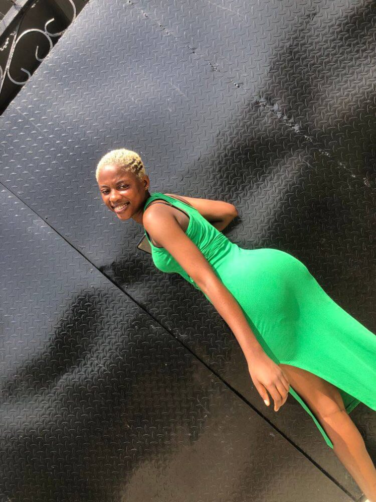 “Come and adopt me pls” – Nigerian lady begs Anita, Davido’s alleged pregnant side chick