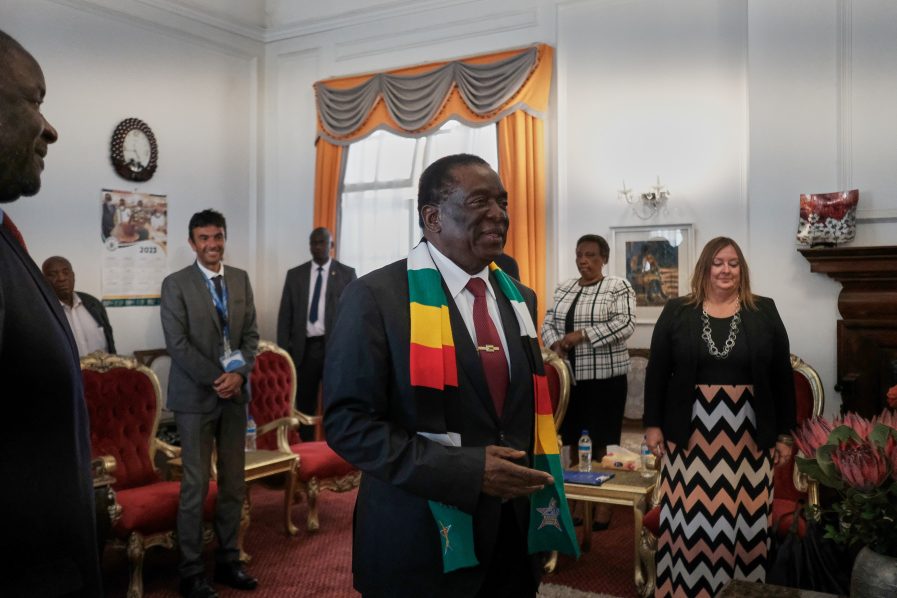 33RH69C highres 897x598 1 Zimbabwe’s President Mnangagwa wins second term in disputed vote