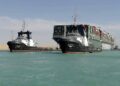 (Photo by – / SUEZ CANAL AUTHORITY / AFP)
