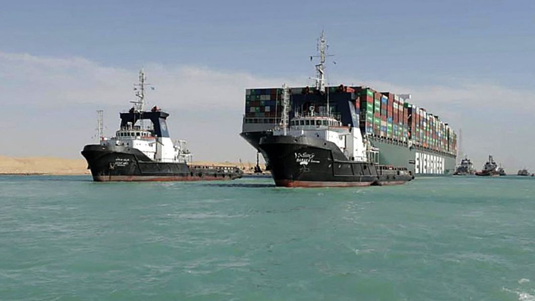 Suez Canal 1 1062x598 1 One missing after tug sinks in Suez collision with tanker