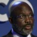 Liberia’s President George Weah (Photo by JULIEN DE ROSA / POOL / AFP)