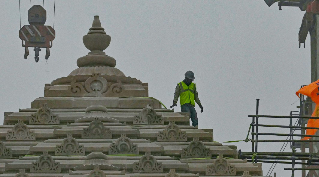 Indian town abuzz as divisive temple nears completion 1 Indian town abuzz as divisive temple nears completion