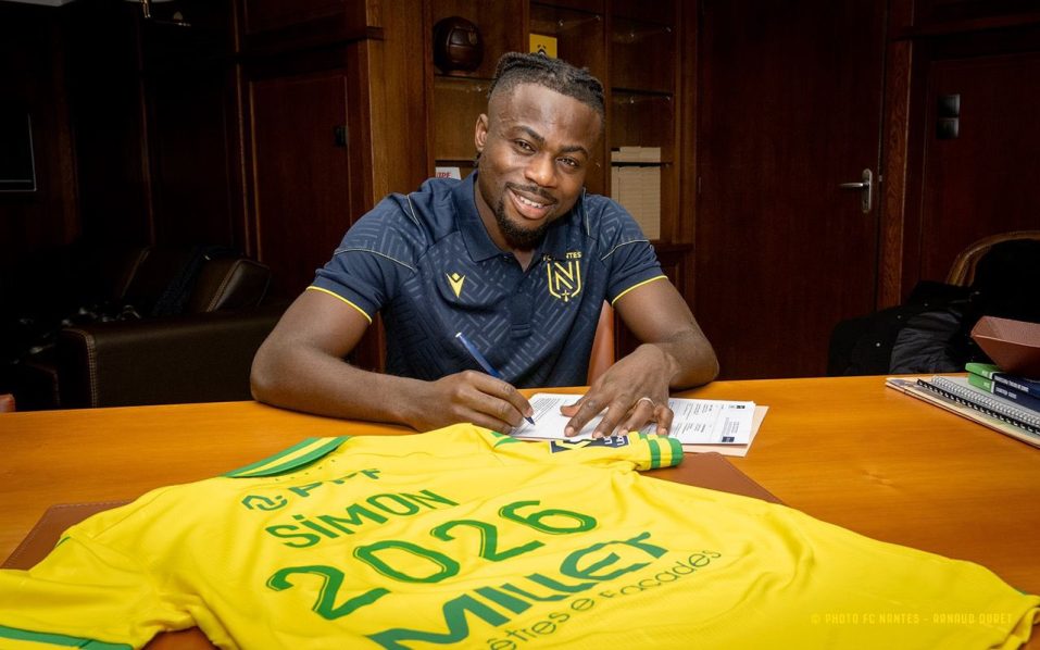 Moses Simon extends contract at Nantes until 2026