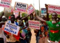 Burkina Faso’s military leaders ordered the French forces that had been helping the anti-jihadist fight to quit the country in February this year. (AP pic)