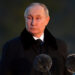 Russia’s President Vladimir Putin delivers a speech during the opening ceremony of a monument to civilians killed during World War Two, near the village of Zaitsevo, Leningrad region, on January 27, 2024, as part of events marking the 80th anniversary of the liberation of Leningrad from Nazi blockade during WWII. (Photo by Olga MALTSEVA / POOL / AFP)