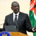 FILE PHOTO: Kenya's President William Ruto speaks during a previous press conference. /CFP