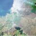 The volcanic Mount Nyiragongo stands within the Virunga National Park near Goma, the Democratic Republic of Congo, in this satellite image taken on August 9, 2023